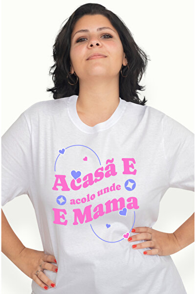 StoryGift Romania Tricou Femei Acasa E Acolo Unde E Mama familie iuabire cu i...