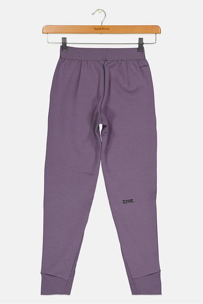 adidas Kids Girl Brand Logo Training Sweatpants, Purple