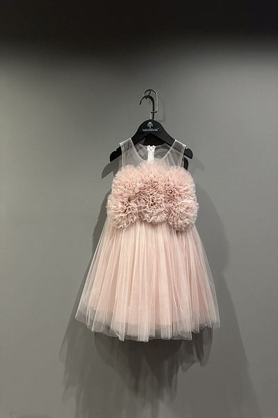 HAUSEkids 4-8 Ani Noua Rochie De Seara Fetita Paulina-Pudra