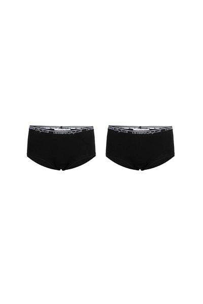 Lee Cooper Set of 2 pairs of hipster briefs with logo waistband, black, size XL, Lee Cooper Originals