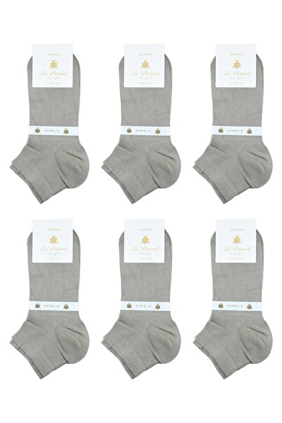 La Pescara Μπεζ απλές, εξαιρετικά πολυτελείς ανδρικές κάλτσες από μπαμπού, 6 τεμαχίων, CRP361