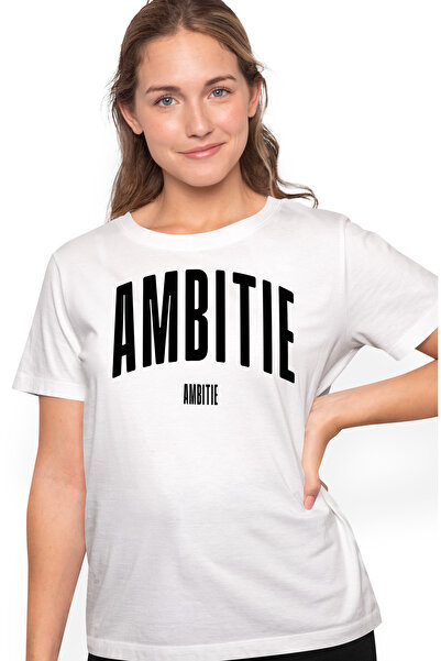 StoryGift Romania Tricou Femei Cuvantul Ambitie, Motivational, Self Help, Int...