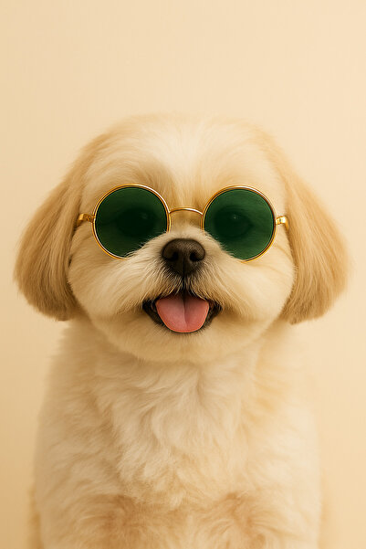 PAWPETİA Dog Glasses – Cat Glasses Round Model Pet Accessory