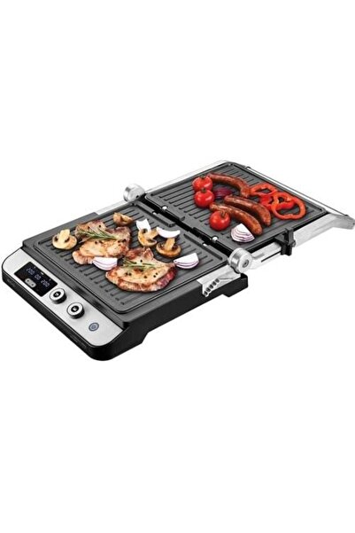 ECG Contact grill KG 1000 Gourmet, 1650–2000 W, 2 independent thermostats