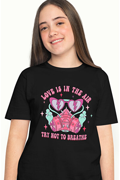 StoryGift Romania Tricou Femei cu o masca de gaze si ochelari cu mesajul "Lov...