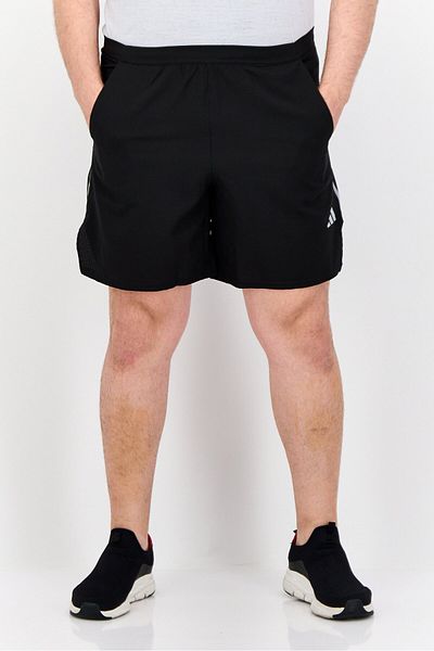 adidas Men Slim Fit 7 Inseam Running Shorts, Black