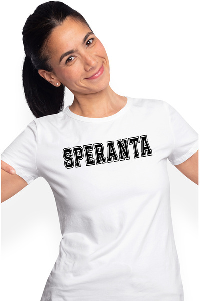 StoryGift Romania Tricou Femei Speranta, Mesaj Motivational, Text Inspiration...