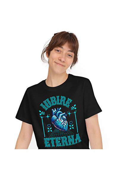 StoryGift Romania Tricou Femei cu Inima Anatomica Iubire eterna Valentine's D...