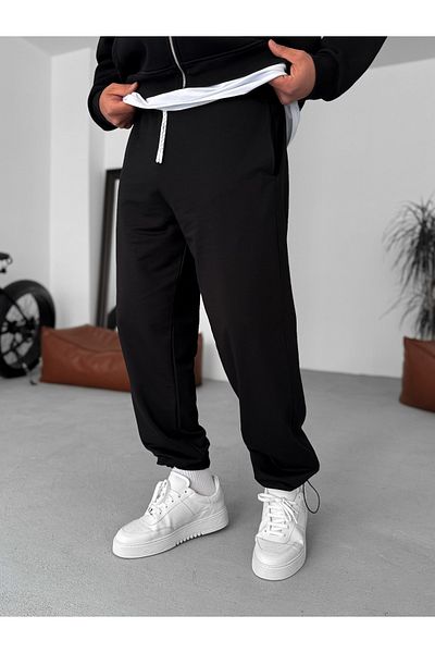 BYBASICMAN Black Basic Stopper Tracksuit Ke-7018
