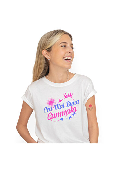 StoryGift Romania Tricou Femei cu Coroana Regala Stil Jocuri Video digital Cu...