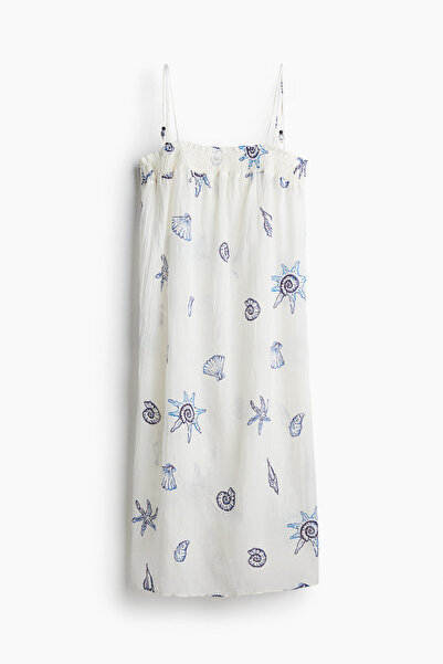 H&M Bağlanan Askılı Plaj Elbisesi