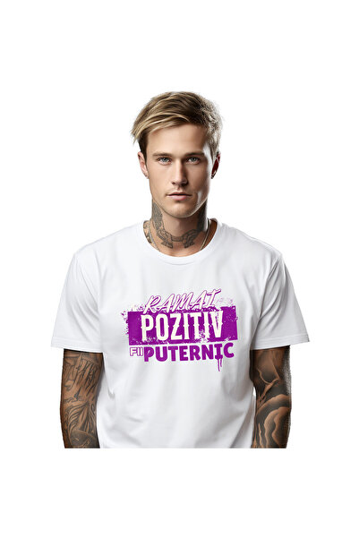 StoryGift Romania Tricou Barbati cu Mesaj Stil Graffiti Stradal Motivational ...