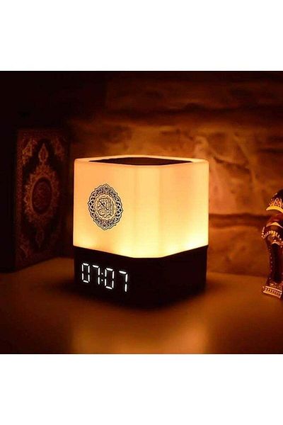 Generic Telawah Mini Portable Speaker with LED Touch Lamp and Kuran Record Headset