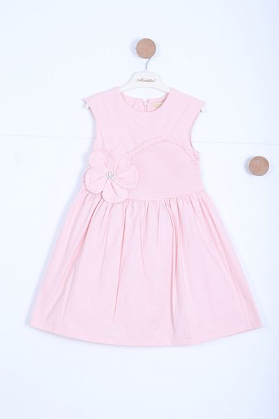 xo kids moda Girl's Dress Powder