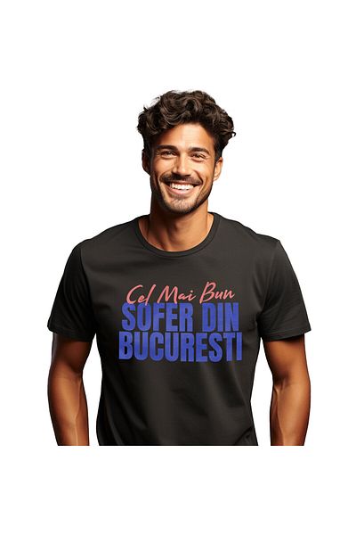 StoryGift Romania Tricou Barbati cu Iubitorii De Masini Text Haios In Limba Romana Viteza cu impri,Black_XS