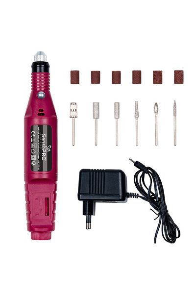 SensoPRO Milano Pilă de unghii Express Nails SensoPRO Milano - Pilă electrică pentru unghii false, roz
