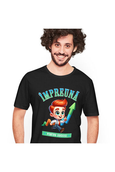 StoryGift Romania Tricou Barbati cu Barbat Animatie In Costum Cu Cravata Par ...