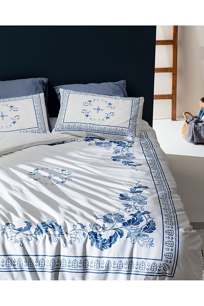 Madame Coco Orlena Familien-Bettbezug-Set - Blau