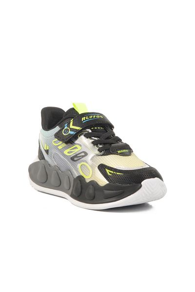 WALKWAY Black-Yellow Children's Sports Shoes Ruffon 2480 F