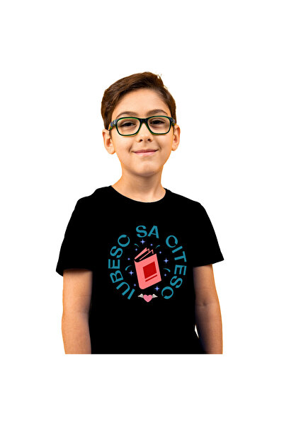 StoryGift Romania Tricou Copii cu Carte Colorata Magica Zburatoate Iubesc Sa ...
