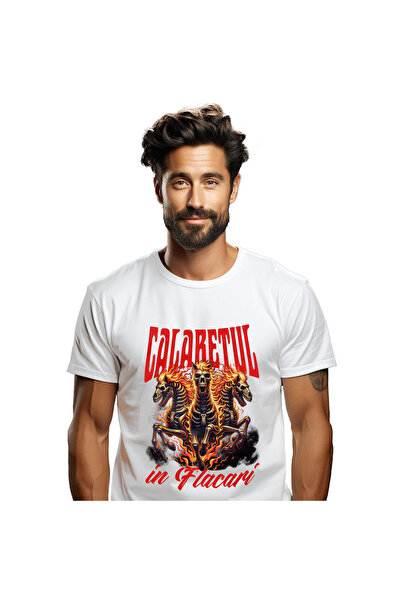 StoryGift Romania Ανδρικό T-shirt με κινητήριους χαρακτήρες λάτρεις των υπερη...