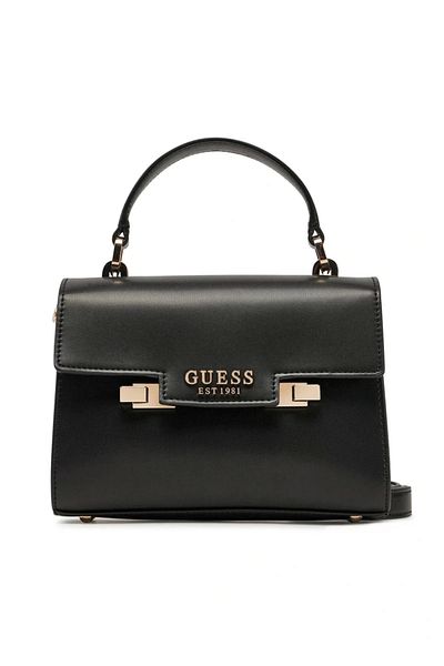 Guess حقيبة يد نسائية صغيرة باللون الأسود من Eco Aldith Mini Ball Hwevg964178-bla