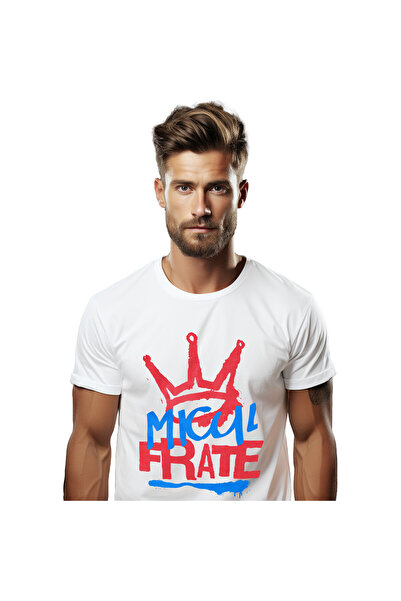 StoryGift Romania Tricou Barbati cu Coroana Regala Copii Text Stil Graffiti F...