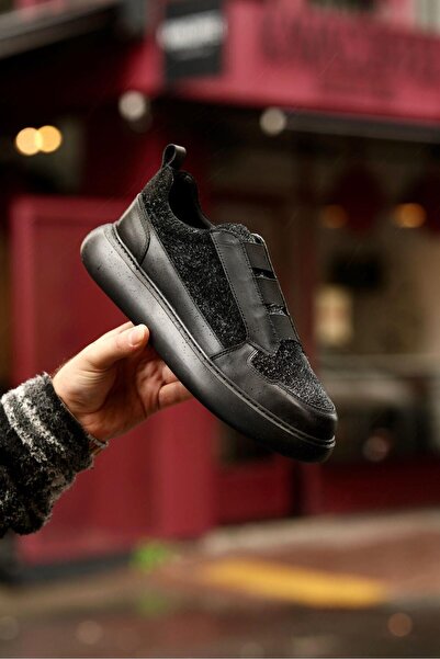 Ahmed Hamdi Bey Balde black men's leather shoes
