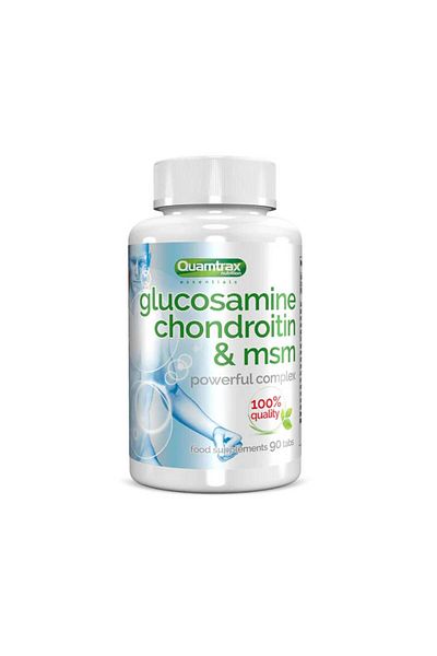 Quamtrax Glucozamina + Condroitina + MSM 90 tablete, Quamtrax, Supliment sanatate articulara