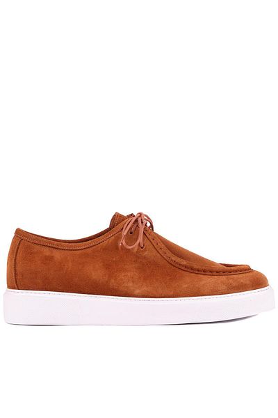 Ahmed Hamdi Bey Alvin taba suede men's leather shoes