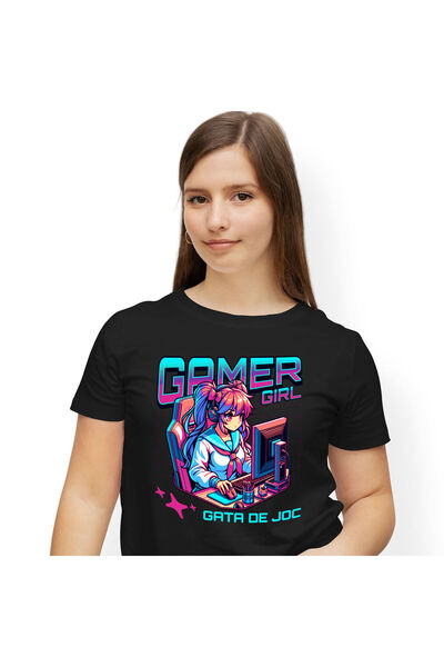 StoryGift Romania Tricou Femei cu Fata Stil Anima La Birou Jocuri Calculator,...