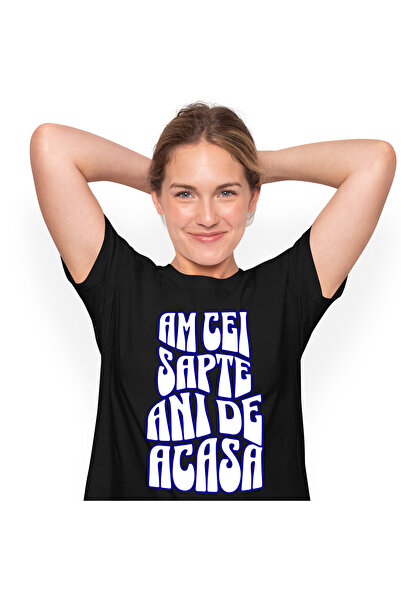 StoryGift Romania Tricou Femei cu Mesaj Stil Bizar Educatie, Copilarie, Buna ...