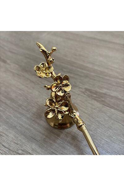 Mercan Tasarım Atölyesi SAKURA DALI MUM SÖNDÜRÜCÜ-GOLD