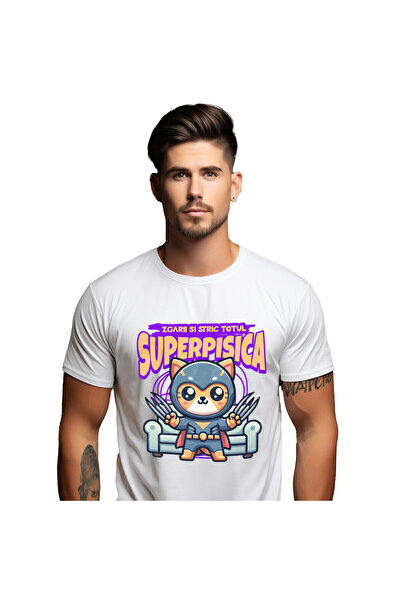 StoryGift Romania Tricou Barbati cu Manusa De Box Supereroi Personaje De Cont...