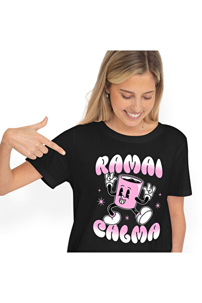 StoryGift Romania Tricou Femei cu Cana De Cafea Vesela Pozitie Haioasa Dans, Relaxare Spiritualita,Black_XS