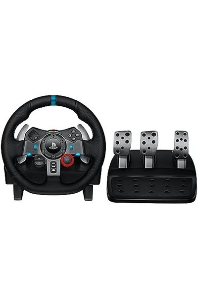 logitech G29 Driving Force Racing Wheel and Floor Pedals, Real Force Feedback, Stainless Steel Paddl