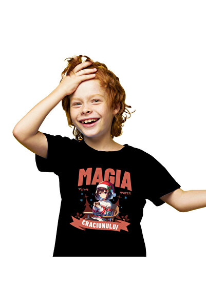 StoryGift Romania Tricou Copii cu Fata Stil Anime Cu Caciula si Pulover De Cr...