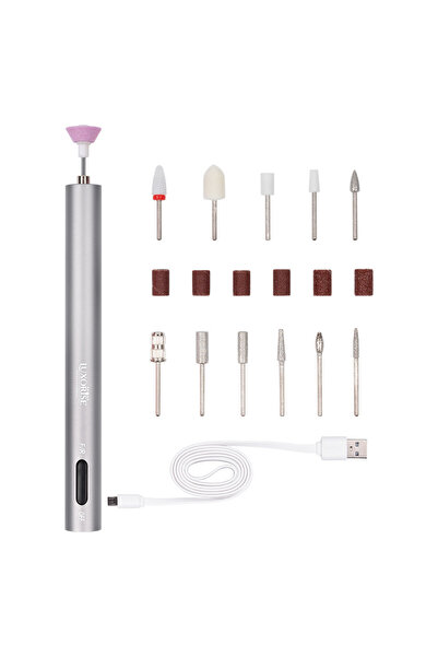 LUXORISE Φορητή Λίμα Νυχιών TITANIUM PEN PRO - LUXORISE, Ασημί