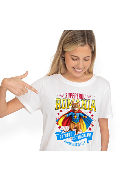 StoryGift Romania Tricou Femei cu Abisinian 2 / Abyssinian 2 Pisica In Costum...