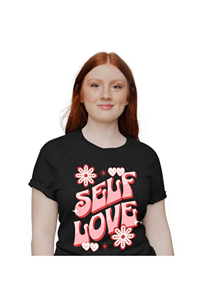 StoryGift Romania Tricou Femei cu Mesaj Inspirational Pentru femei Flori Inim...