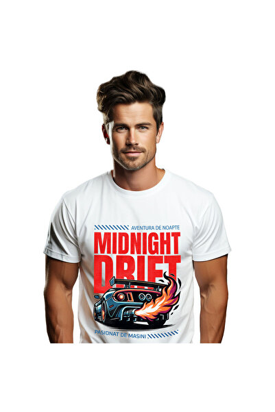 StoryGift Romania Tricou Barbati cu Masina Puternica Toba Esapament Curse Pas...