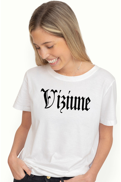 StoryGift Romania Tricou Femei Viziune, Mesaj Motivational, Cuvant, Text Insp...