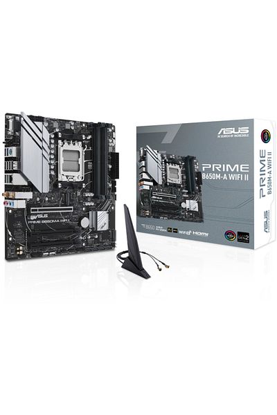 ASUS Prime B650M-A Wifi Ii Amd B650 Socket Am5 Ddr5 6400(Oc)Mhz Matx Gaming (Player) Motherboard