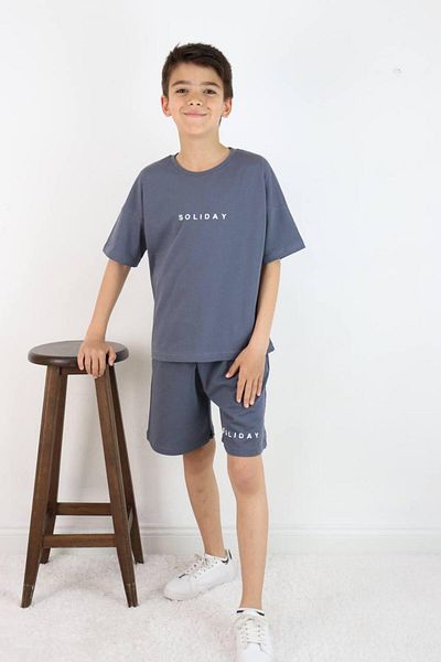 MUMİKİDS Sister Combined Unisex Bottom Top Shorts Set