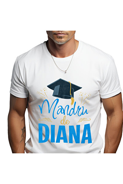 StoryGift Romania Tricou Barbati cu Toca Palarie Absolvire Scoala Facultate E...