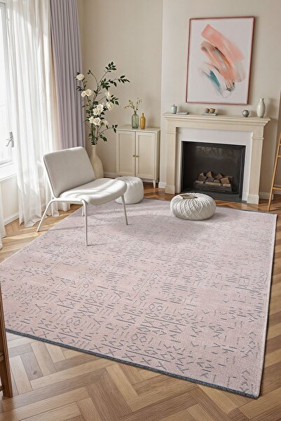 Etnik Çivi Kaymaz Taban Yıkanabilir Dokuma Kilim Koridor Yolluk Mutfak Modern Salon