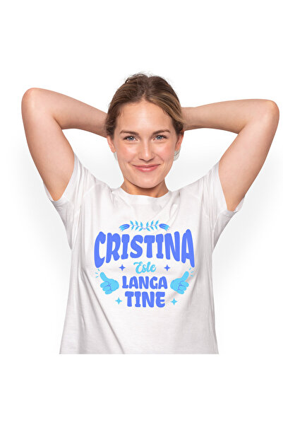 StoryGift Romania Tricou Femei cu Maini Semn OK Flori Colorate, Iubire, Drago...