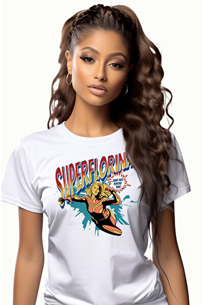 StoryGift Romania Tricou Femei Super Florina, SuperErou Sunt Aici Pentru Tine...