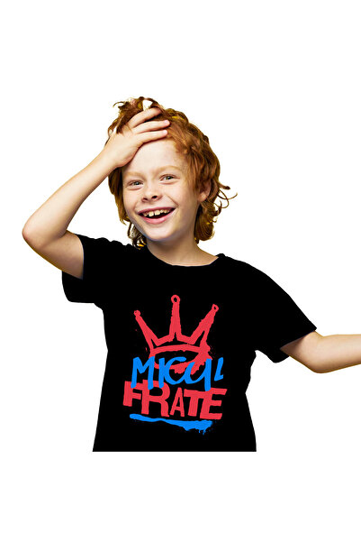 StoryGift Romania Tricou Copii cu Coroana Regala Copii Text Stil Graffiti Fra...