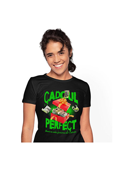 StoryGift Romania Tricou Femei cu Cutie Rosie cu Funda de Cadou Bani, Bancnot...